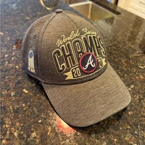 Atlanta Braves World Series Champs 2021 Gray Cap
